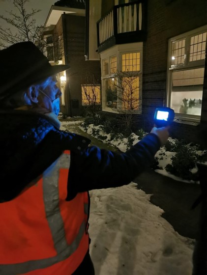 Warmtescan van uw woning, meld u aan.